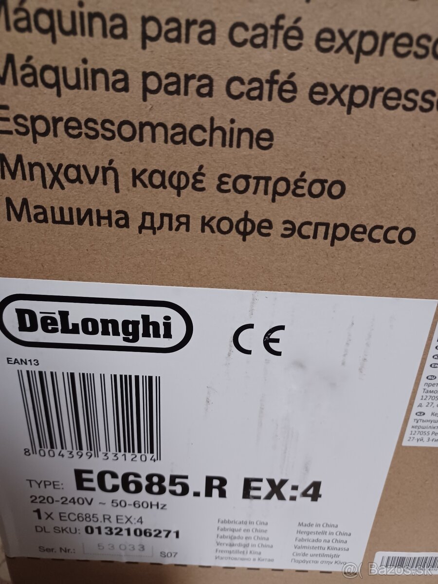 Predám nový kávovar Delonghi a mlynček na kávu Bosh - 2