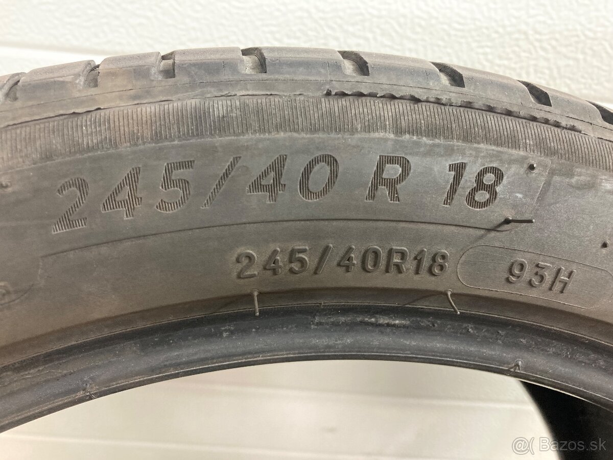 Letné pneu Michelin 245/40 r18 - 2