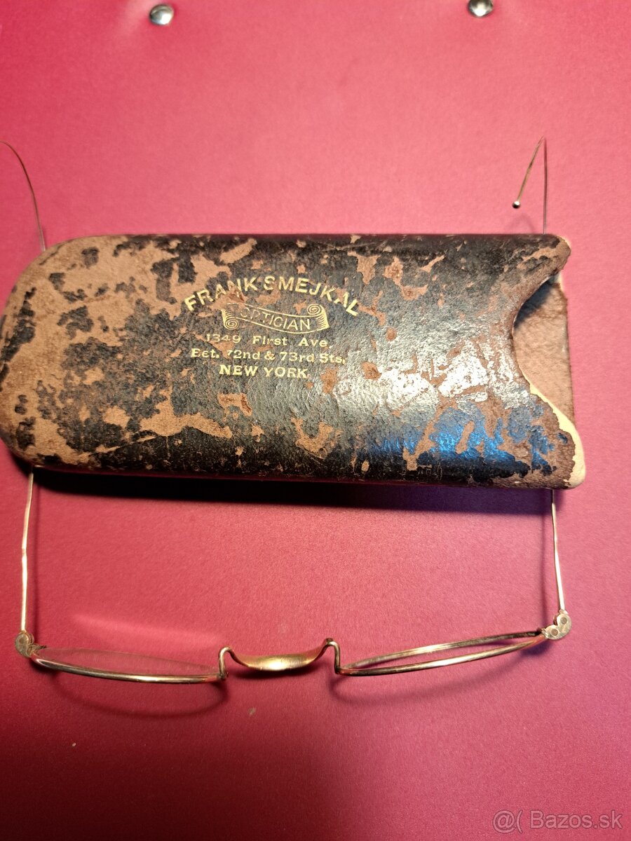 pozlátené originál okuliare - 2