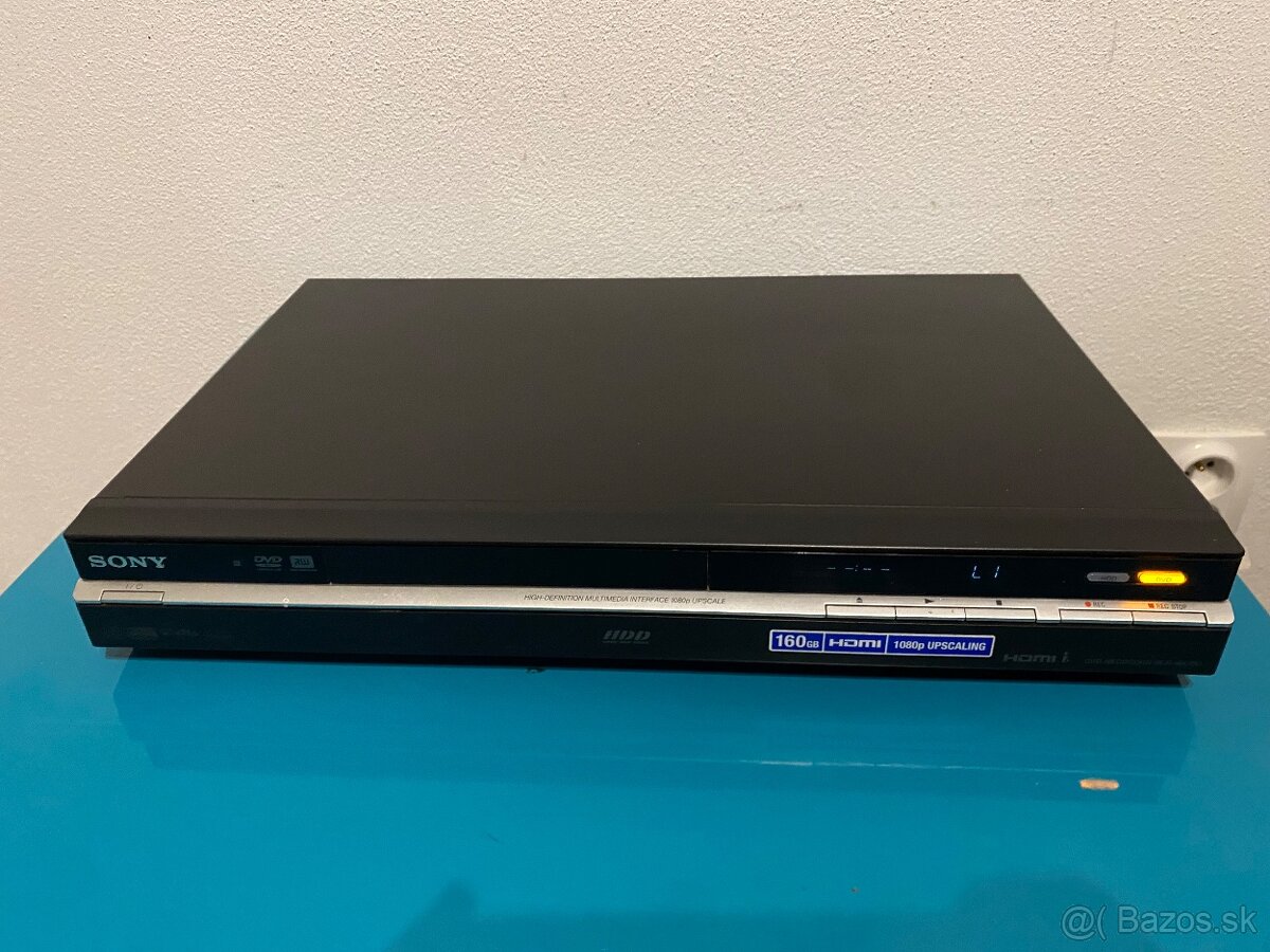 Predám dvd-HDD rekordér sony RDR-HX780 - 2