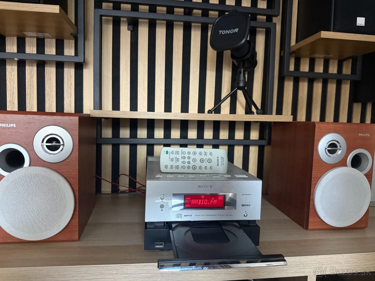 Mikrosystém Sony CMT-BX3 + Bluetooth adaptér - 2