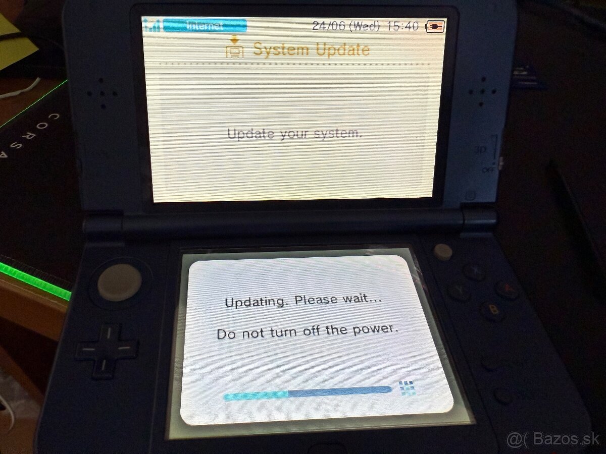 New 3DS XL NINTENDO modre - 2