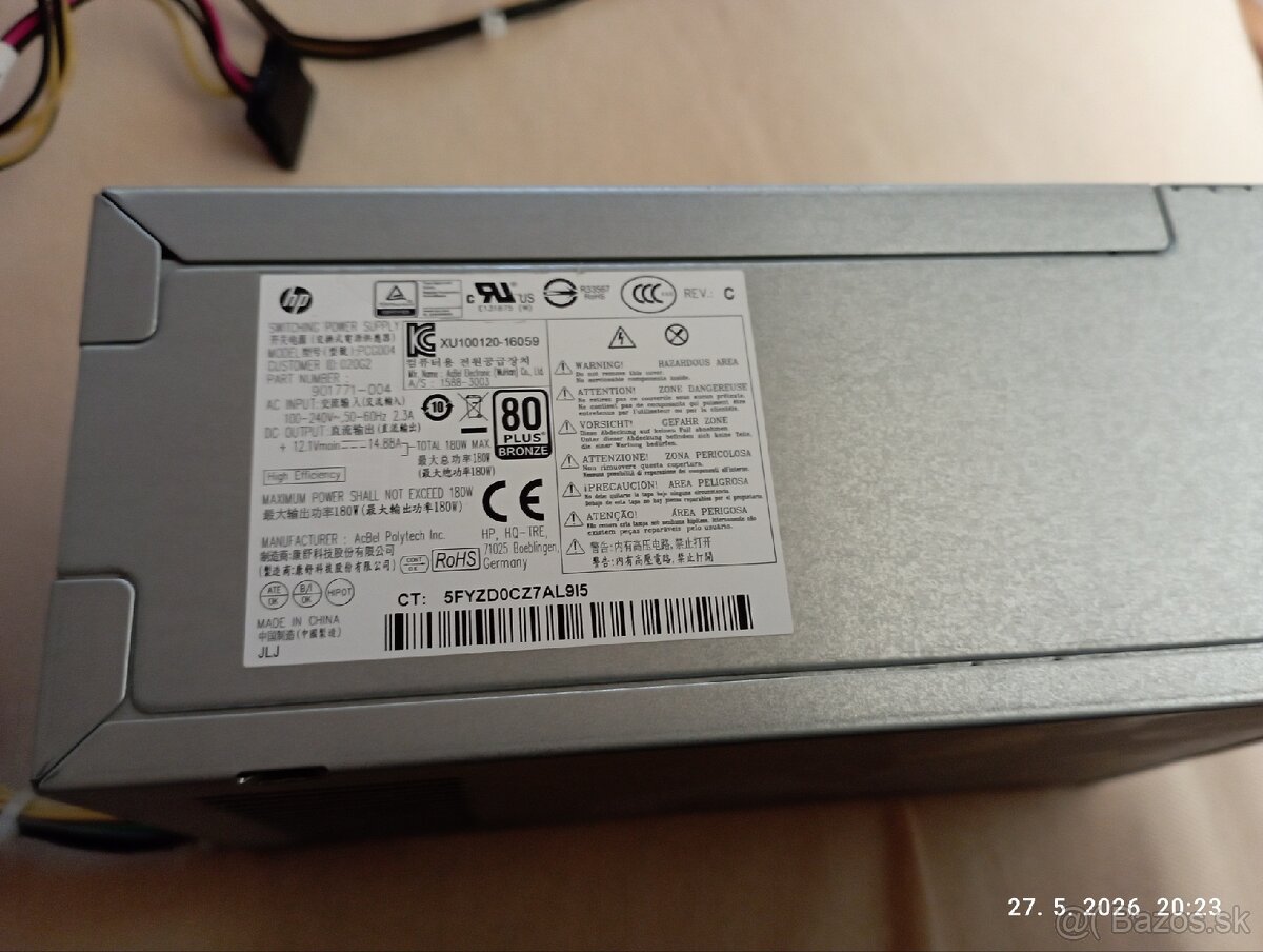 180W zdroj do PC – 3€ - 2