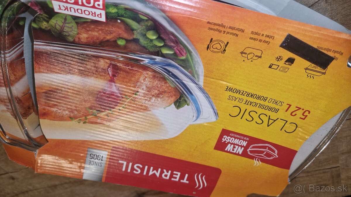 Sklenená misa na pečenie (jánske sklo) - 2