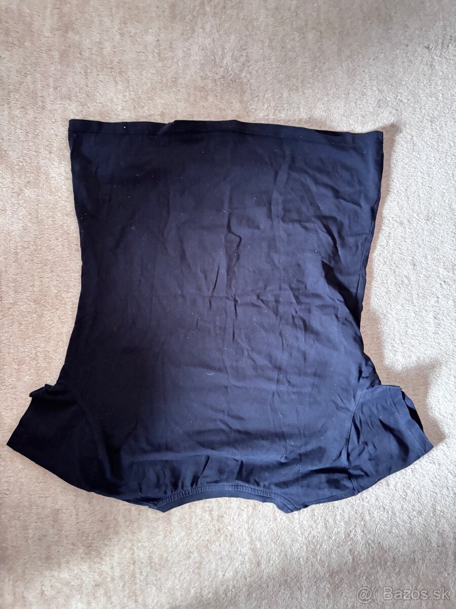 Cierne tricko s kratkym rukavom s logom S - 2