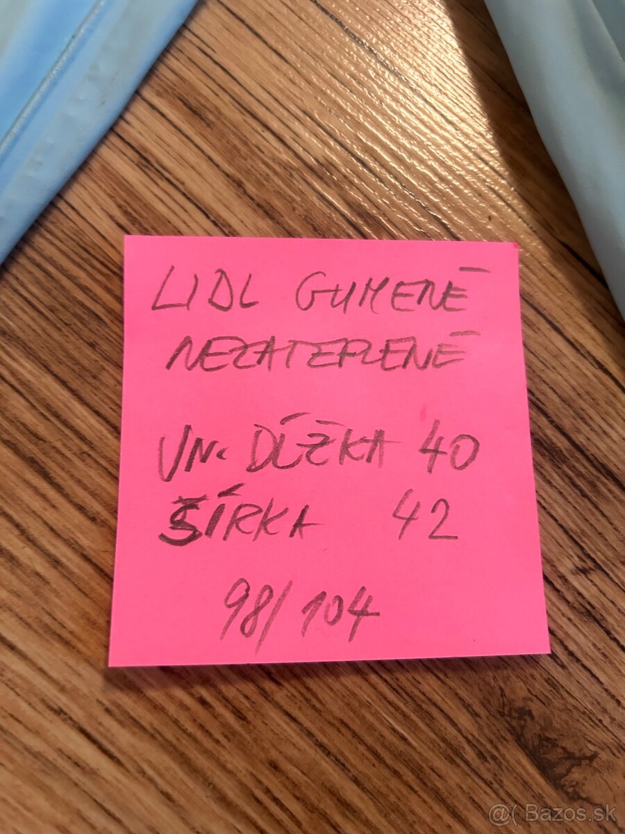 Gumene nohavice do dažďa lidl nezazeplene - 2