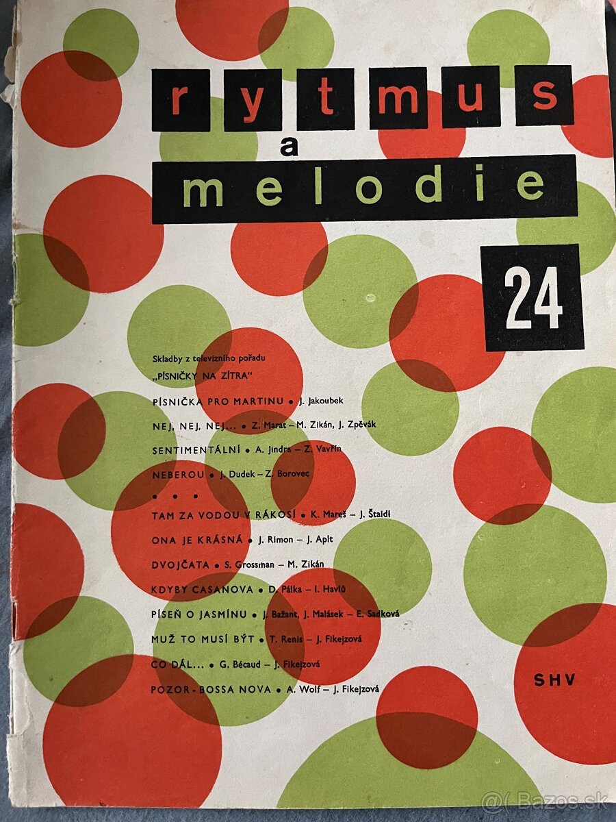 Noty klavír, mix - 2