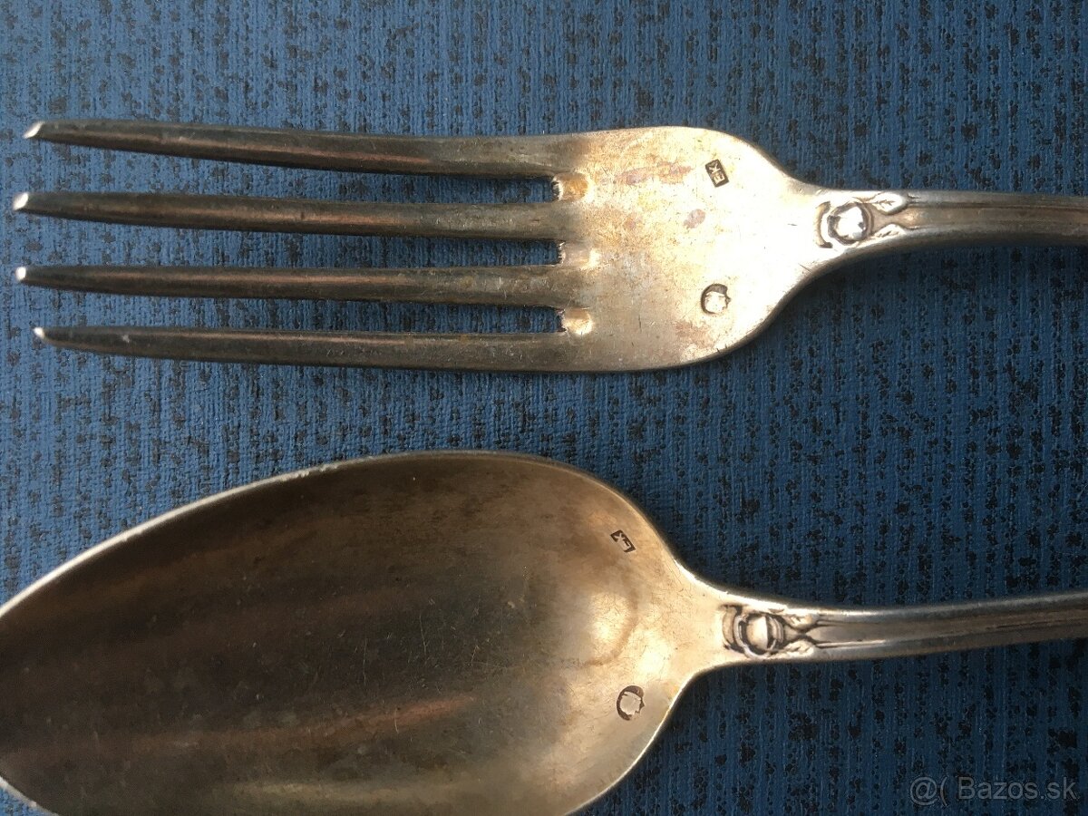 Príbor strieborný - 2