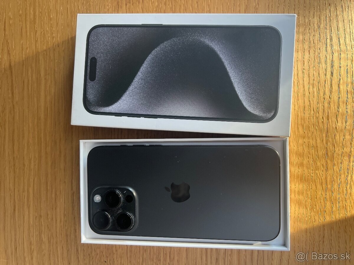 Predám iPhone 15 PRO MAX 256GB, TOP, VOLNY, - 2