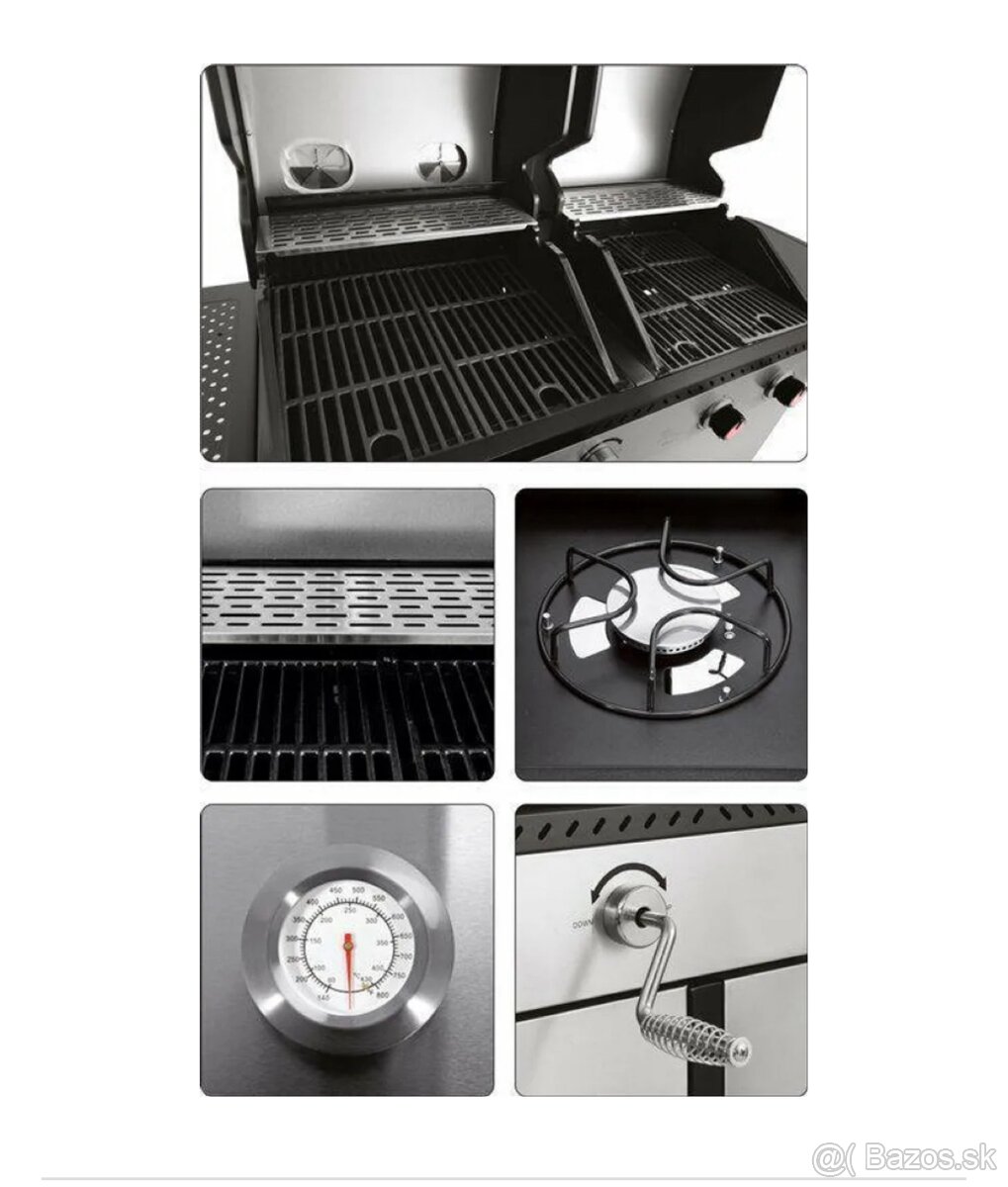 Plynový a uhoľný gril - 2