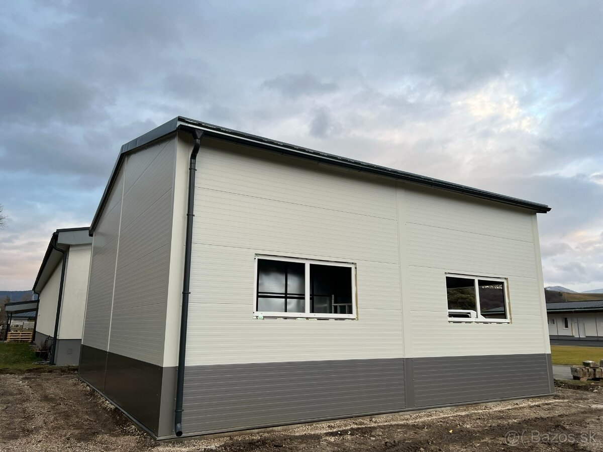 OCEĽOVÁ KONŠTRUKCIA HALY - MONTOVANÁ HALA 12x12x6m - 2