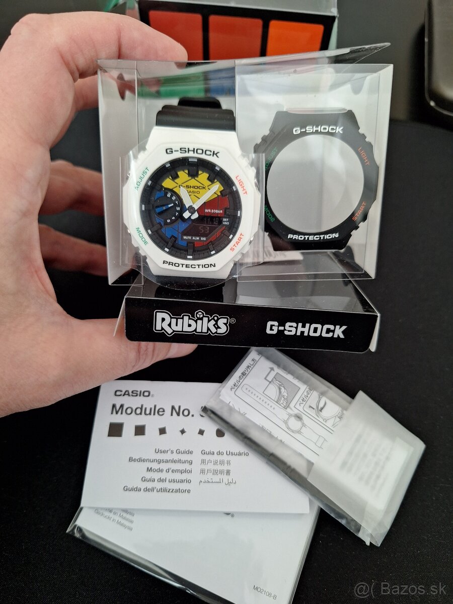 Predam hodinky Casio G-Shock GAE-2100RC-1AER Rubik´s Cube Li - 2