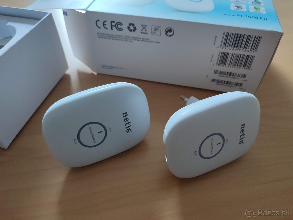 Powerline Adaptér Netis AV600 (PL7600 Kit) - 2