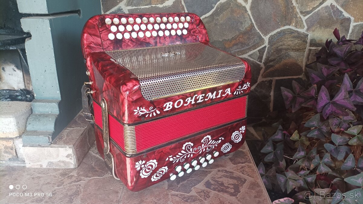 Harmonika-Heligonka.Delícia Favorit 2,Trojhlas. - 2