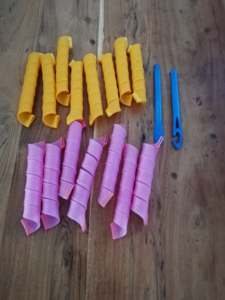 Natáčky na vlasy 15ks + papiloty 15ks - 2