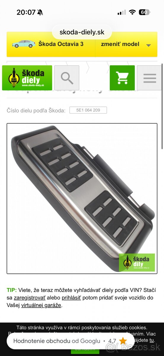 Sada pedálov+nášlap manuál - 2