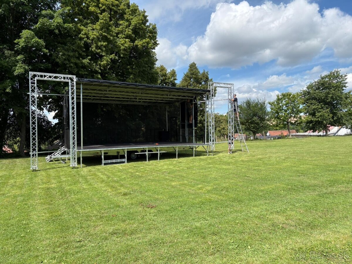 Prenajmem mobilné pódium - 2