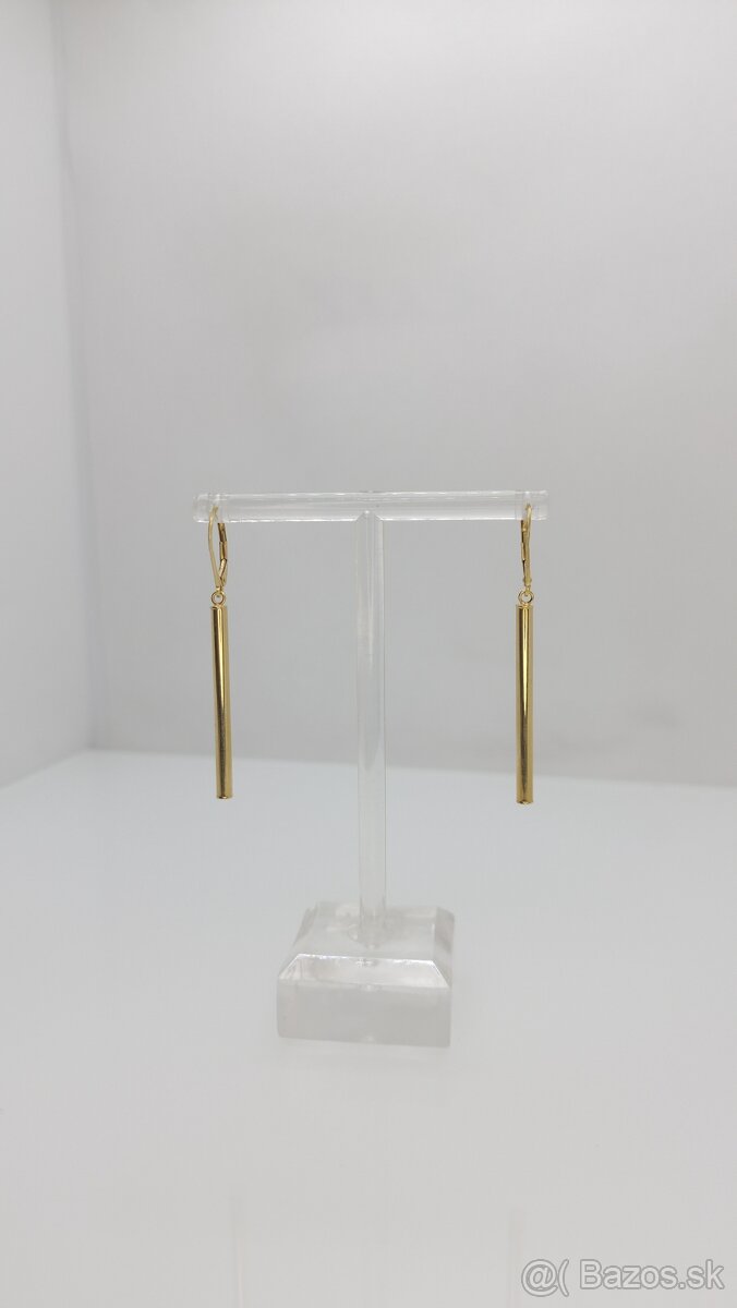 Zlaté visiace náušnice - 2