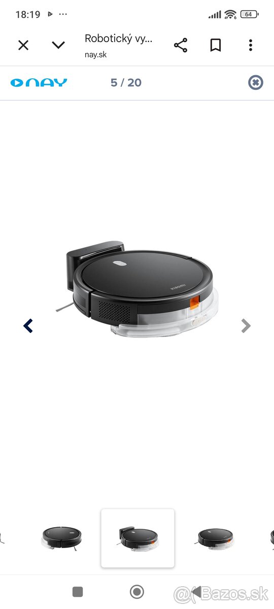 Robotický vysávač Xiaomi - 2