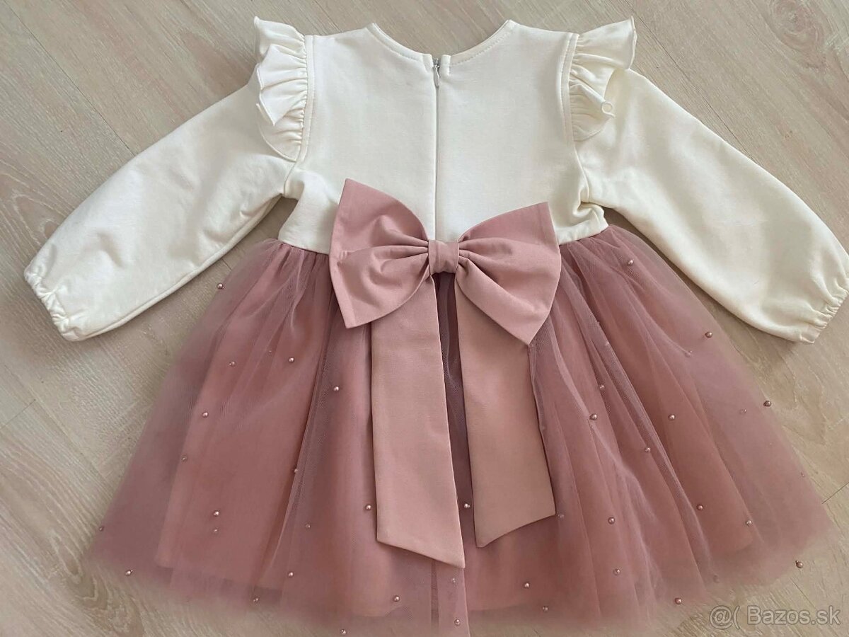 Nádherné spoločenské šatôčky veľkosť 86 - 2