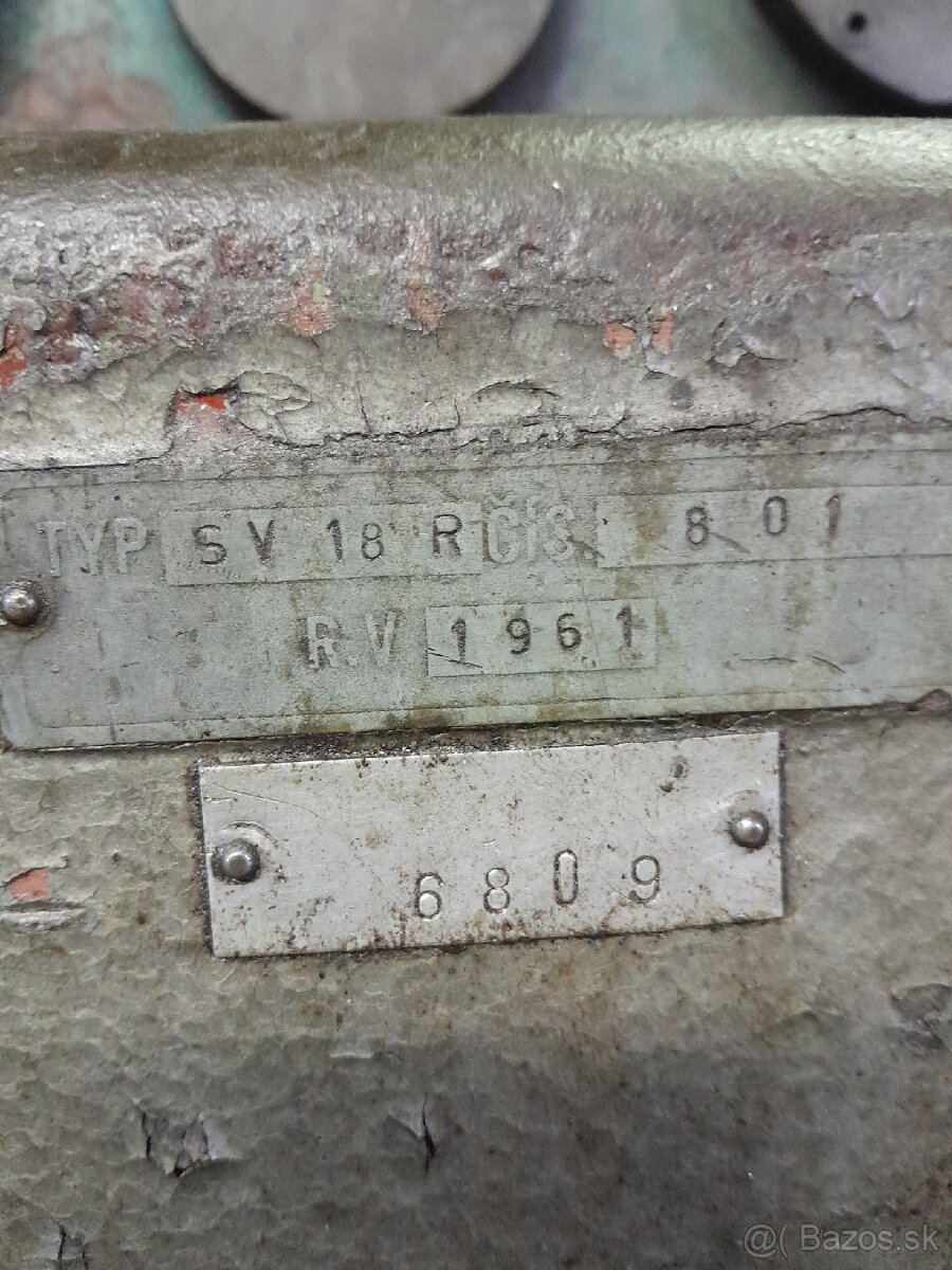 Predám sustruh SV 18 - 2