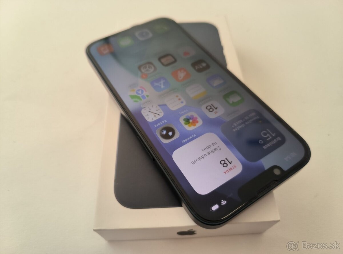 apple iphone 13 256gb Midnight / Batéria 100% - 2