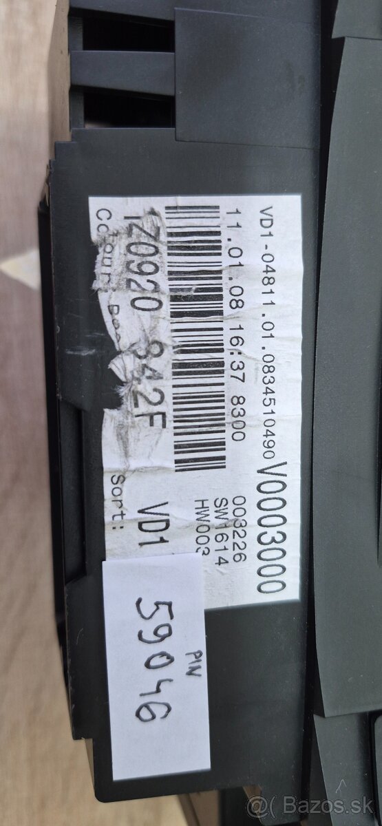 tachometer maxidot octavia 2 2004-2007 benzín - 2