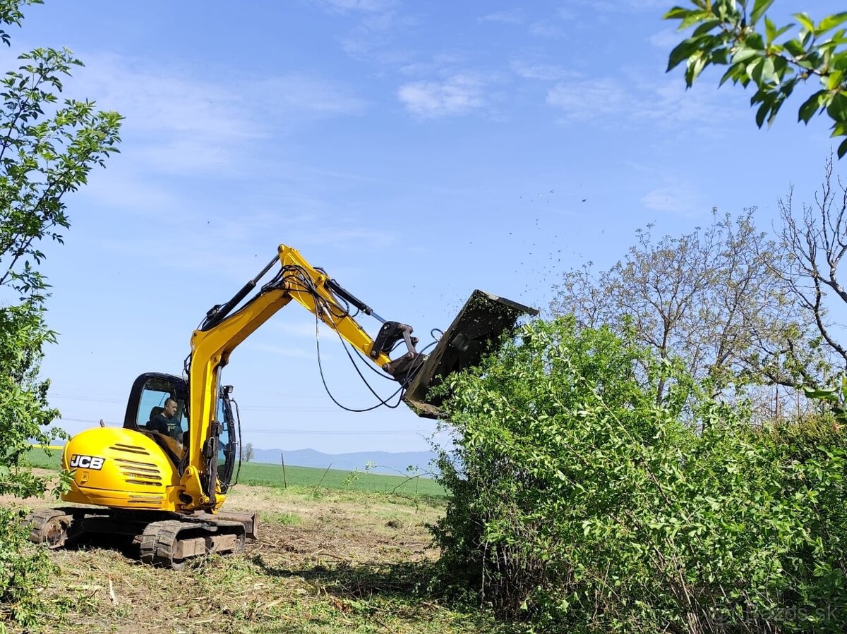 Bager JCB 8085. Klima, 2x lyžica, kosačka. - 20