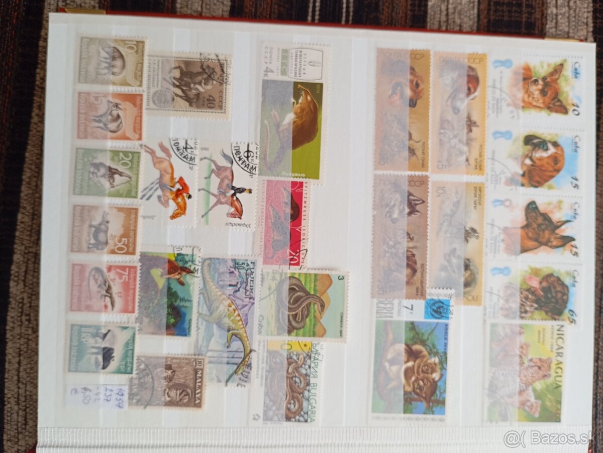 Album známok fauna a flóra. - 20