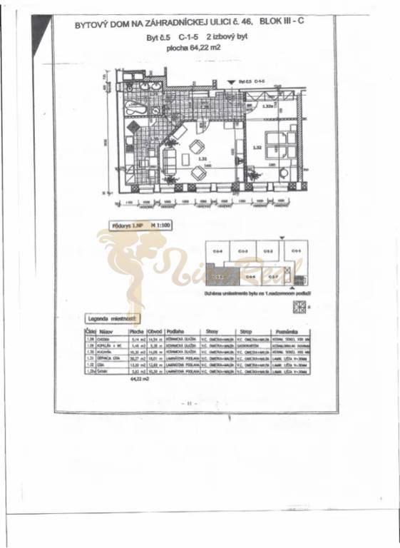 2-izb. byt v tehlovom dome, Záhradnícka ul., Ružinov - Nivy - 20