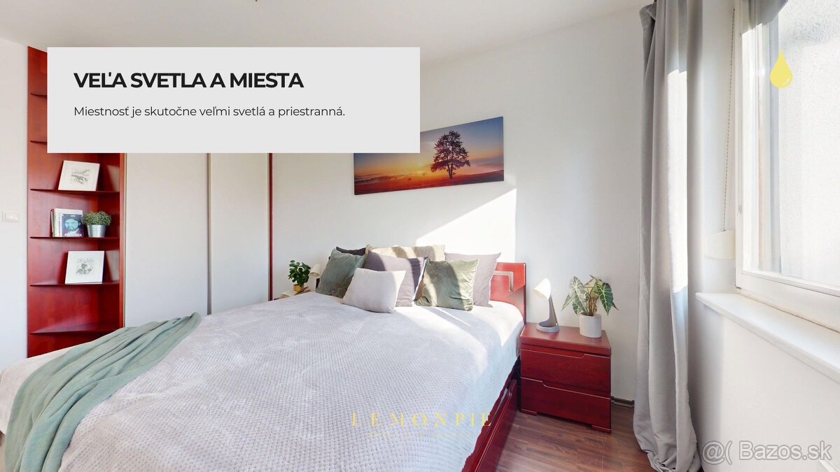 NA PREDAJ PRIESTRANNÝ 3-IZBOVÝ BYT S LODŽIOU V RUŽINOVE - 20