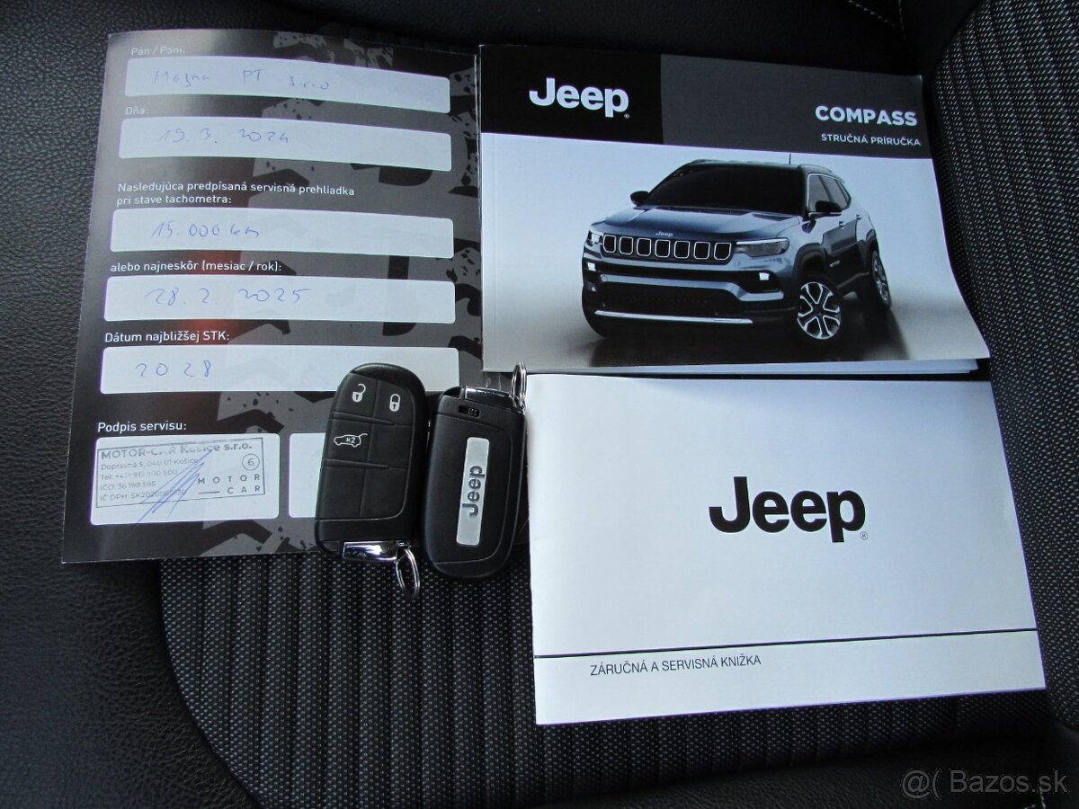 Jeep Compass 1.5 e-Hybrid Limited – záruka, odpočet DPH - 20