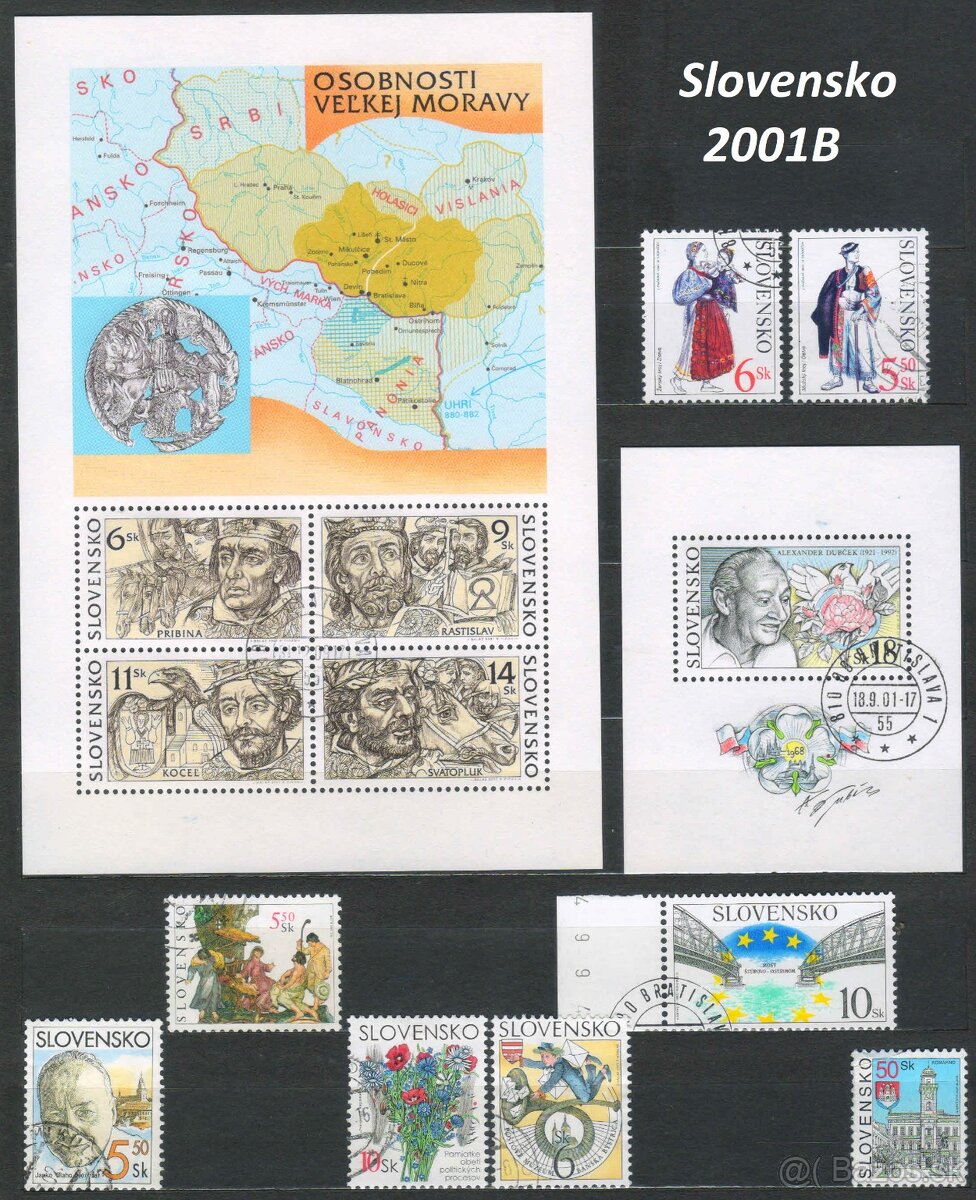 Poštové známky, filatelia: Slovensko 1993-2020 - 20