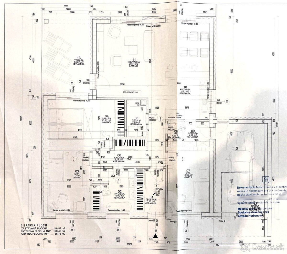 Predám na KĽÚČ 4-izb.NOVOSTAVBU s GARÁŽOU 9min.od Hurbanova - 20