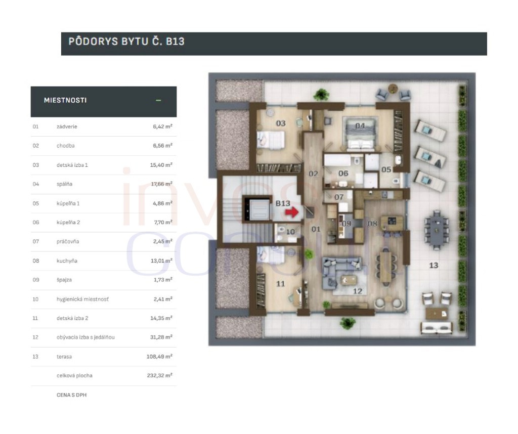 2333 NA PREDAJ EXKLUZÍVNE ŠTVORIZBOVÉ BYTY - 20