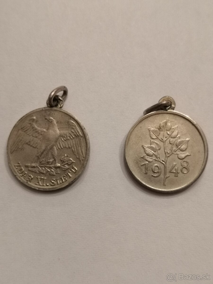 Bankovky 5 korun 1940 , mince - 20