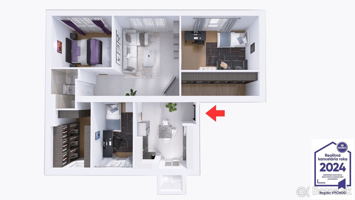 4 izbový byt v Košiciach na Czambelovej ulici - 20