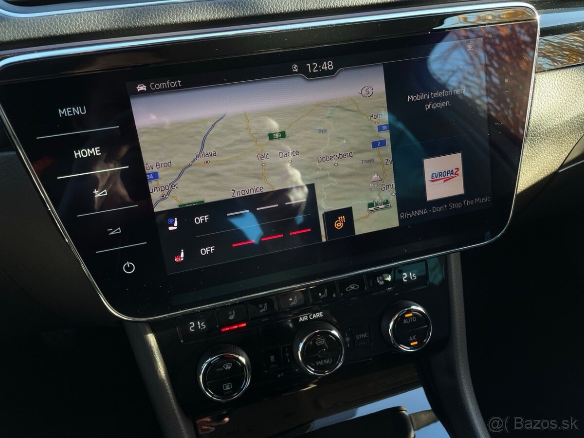 Škoda Superb 2.0TDI 140 kW L&K Manuál-2017-Webasto-Ventilace - 20