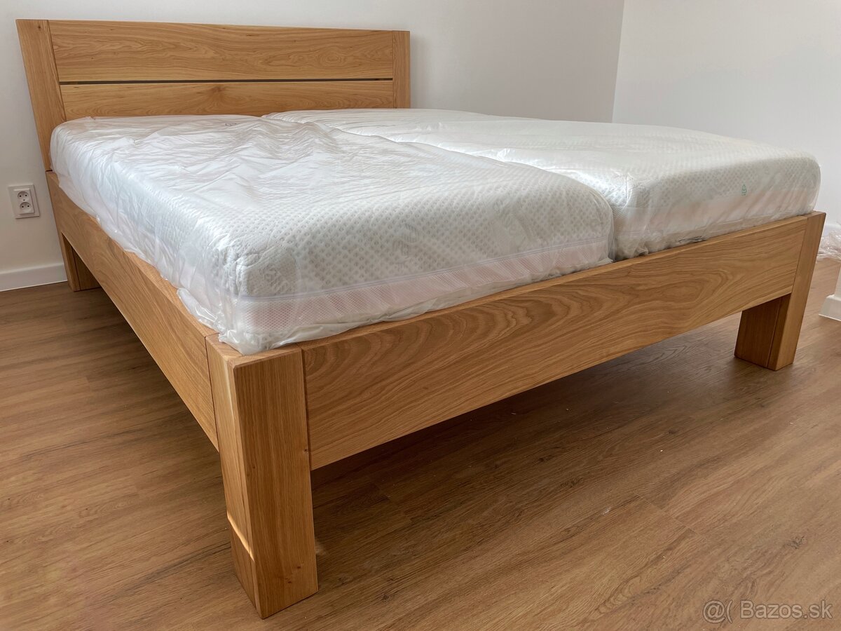 Dubová posteľ 180x200cm - 20