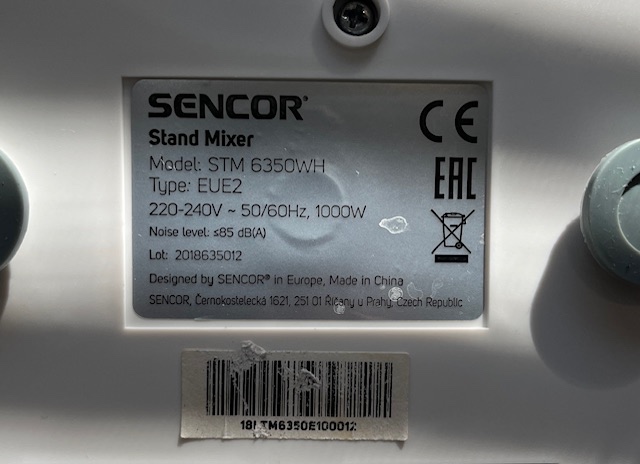 Sencor STM 6350WH 1000w kuchynský robot - 20