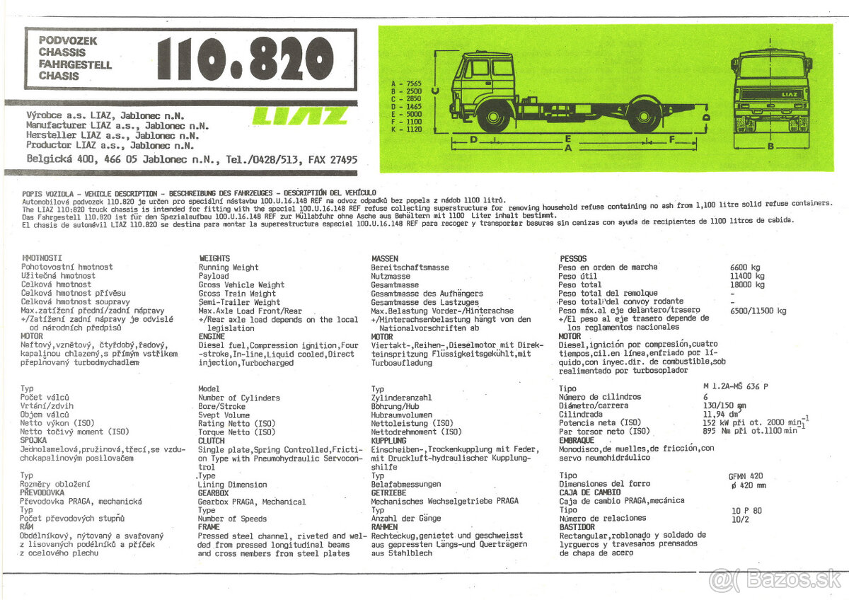 Prospekty Liaz 3 - 20