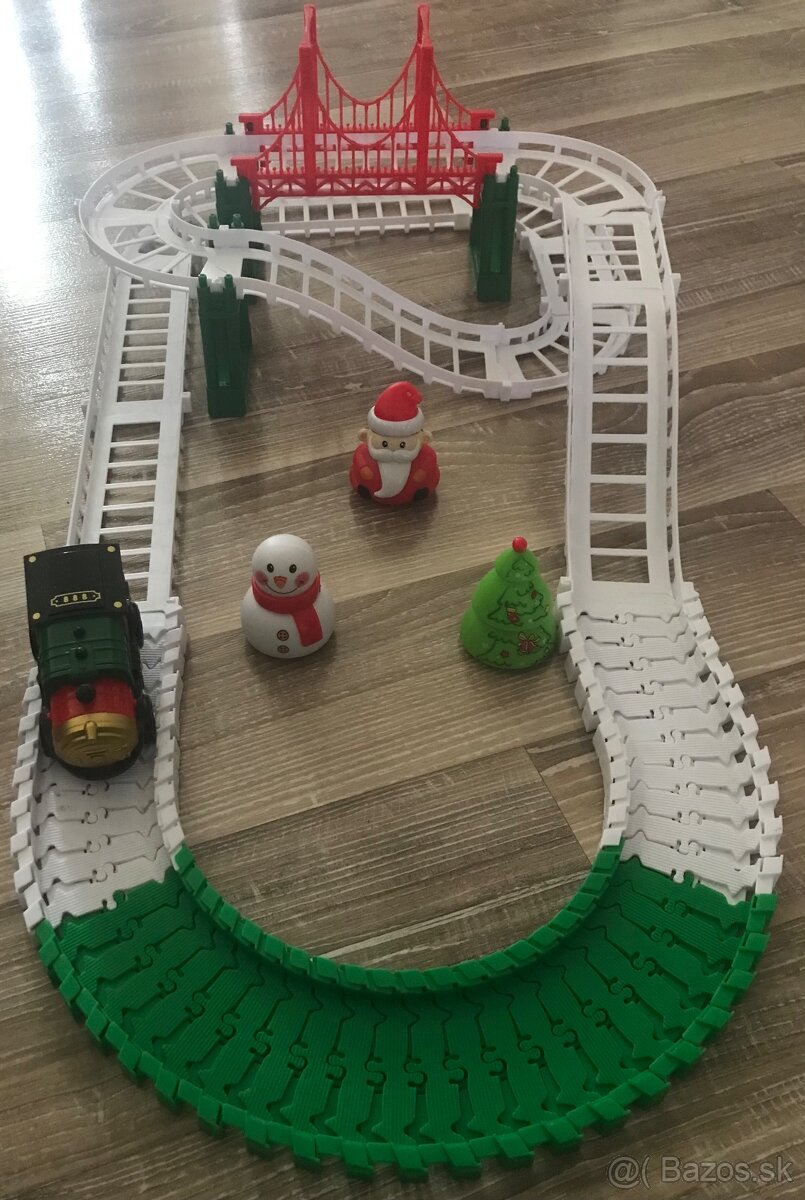 Hračka Vianočný vláčik na baterky/Nové - 20