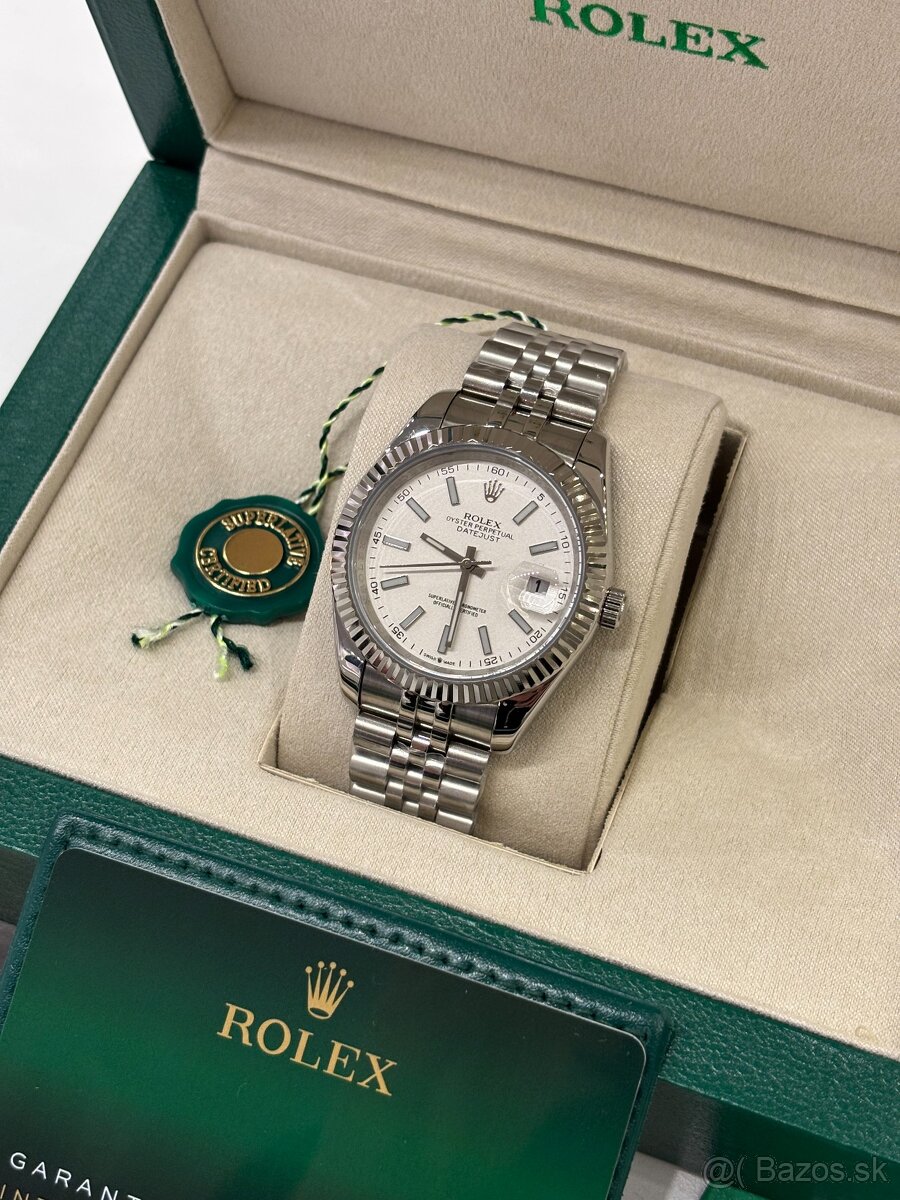 Rolex Datejust Biele, Nové, 40mm - 20