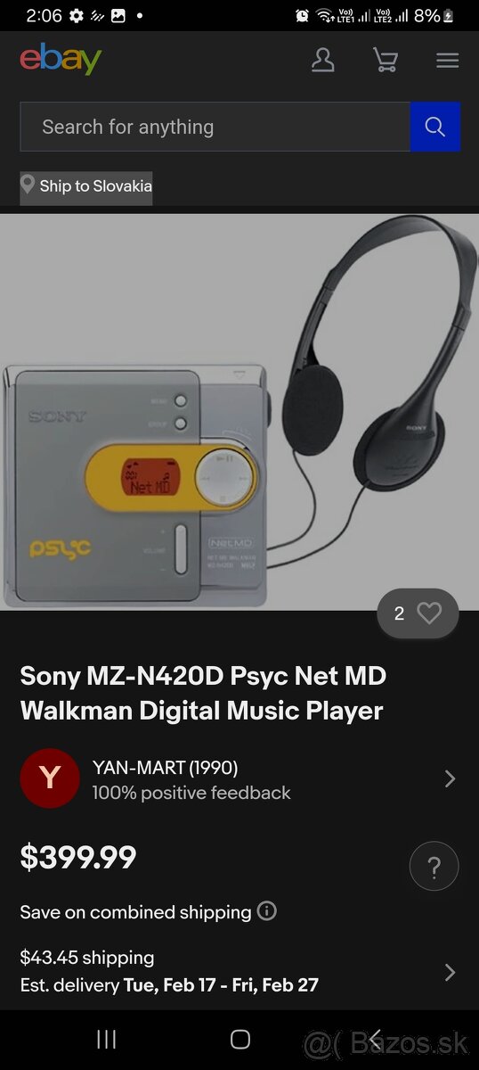 Net-MD Walkman Sony MZ-N420D - 20