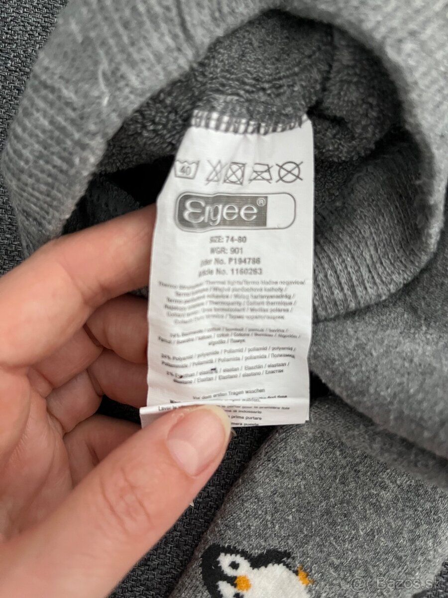 Tepláky, legíny, čiapky 68-74 - 20