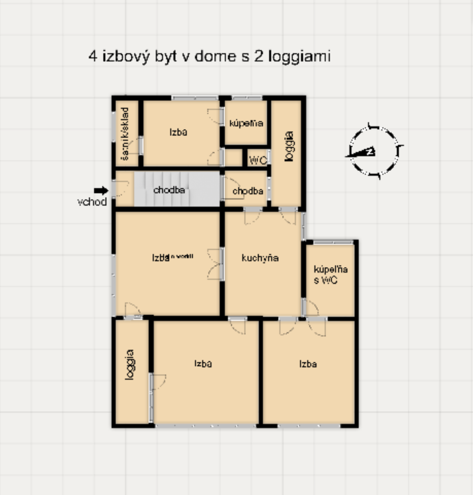 4 izbový priestor na prenájom, KE centrum - 20