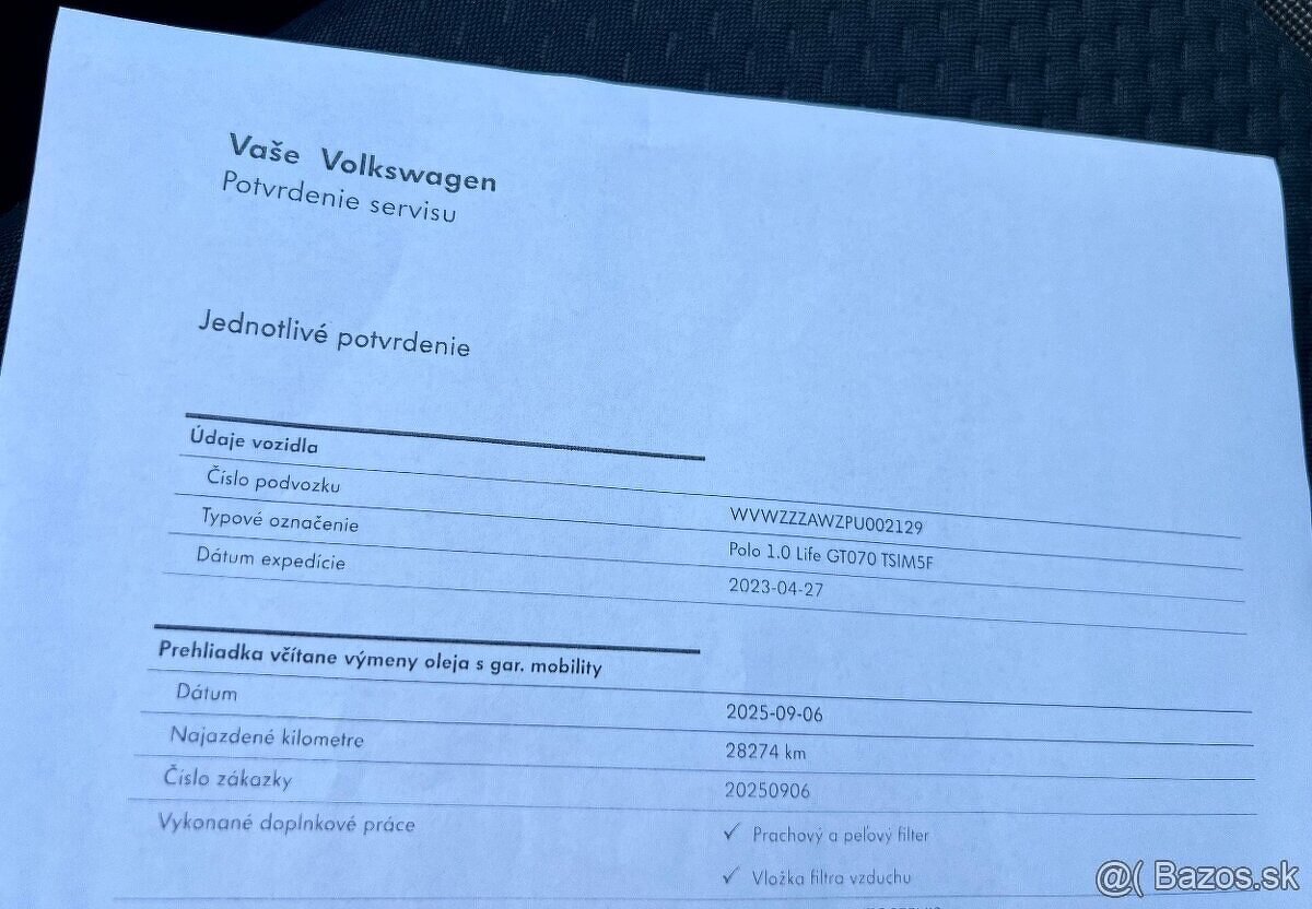 VOLKSWAGEN POLO 1.0 TSI 04/2023 28300 KM - 20