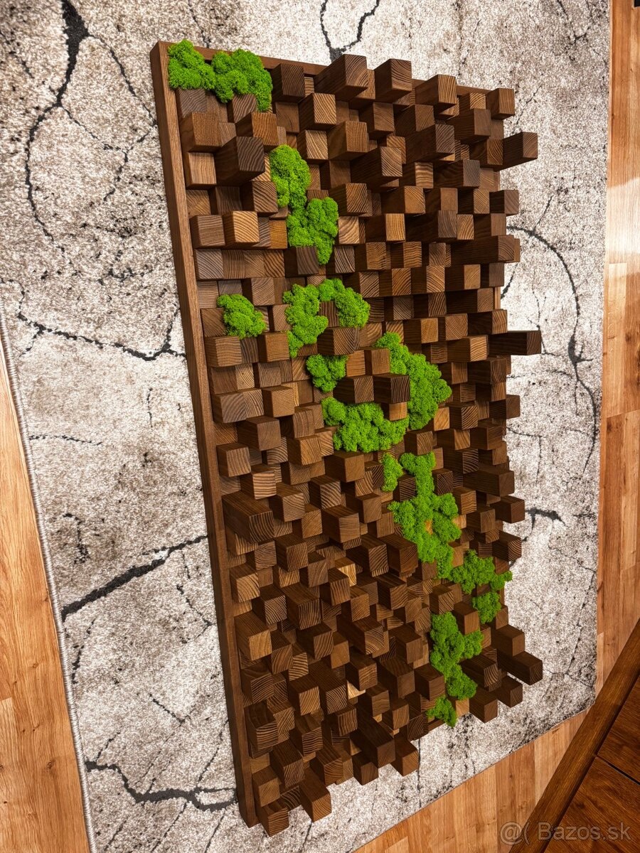 Machové obrazy - akustické difúzory - 20