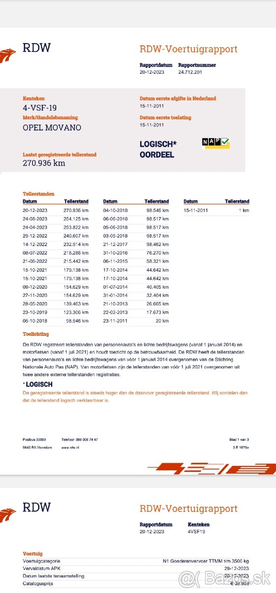 Predám dodávku opel movano nová stk ek - 20