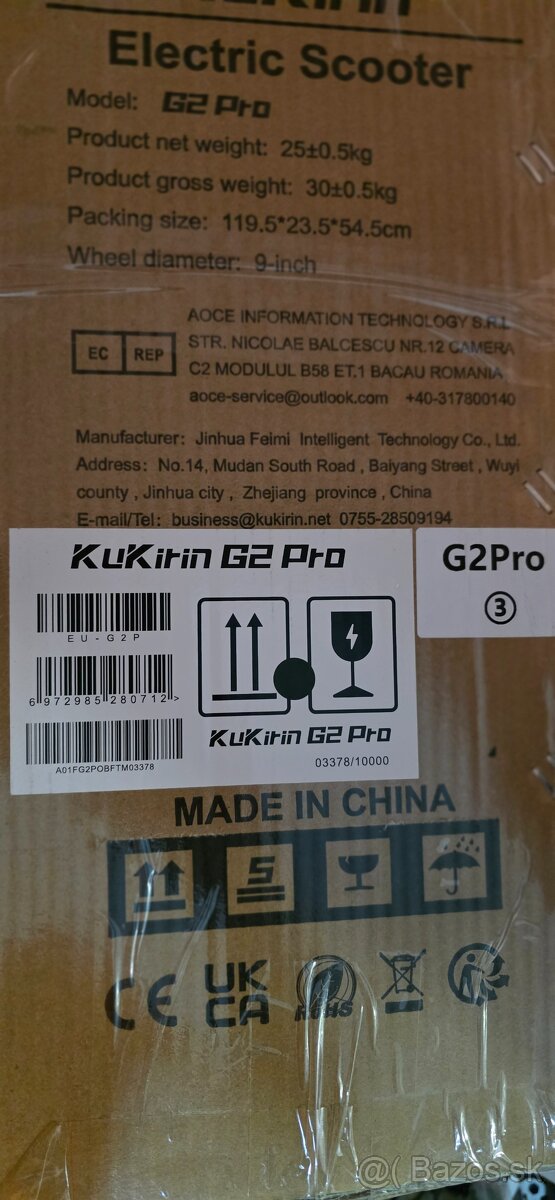 Elektrická kolobežka Kukirin G2 PRO 3. Verzia - 20